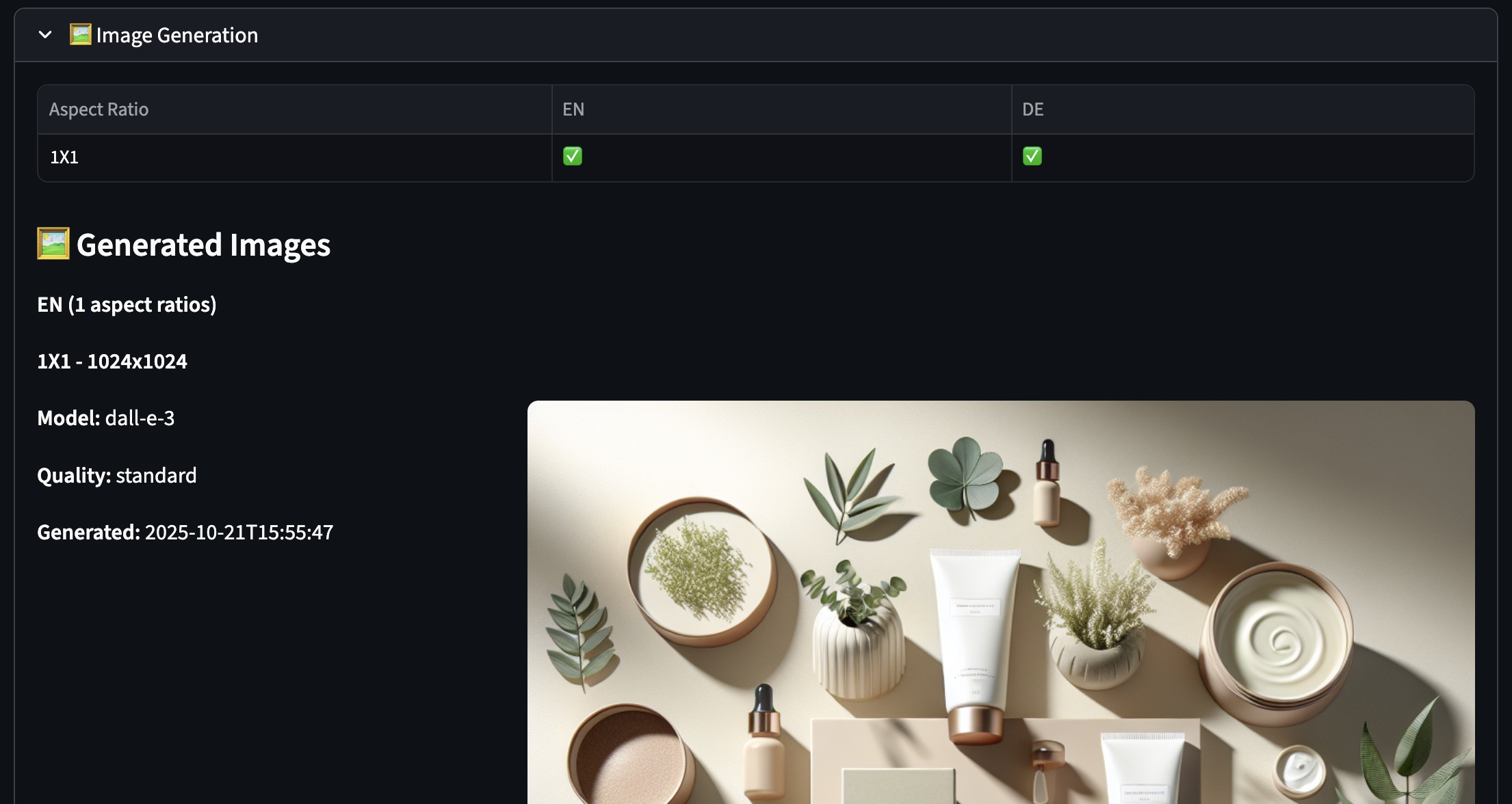 Completed Campaign - Image Generation